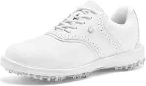Mens Golf Shoes Traditions Fixed Nailless Sole Waterproof Spikeless Size 7.5-14