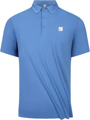 Mens Performance Polo Shirts Seamless Tech Golf Pickleball Shirts for Men Quick Dry Moisture Wicking