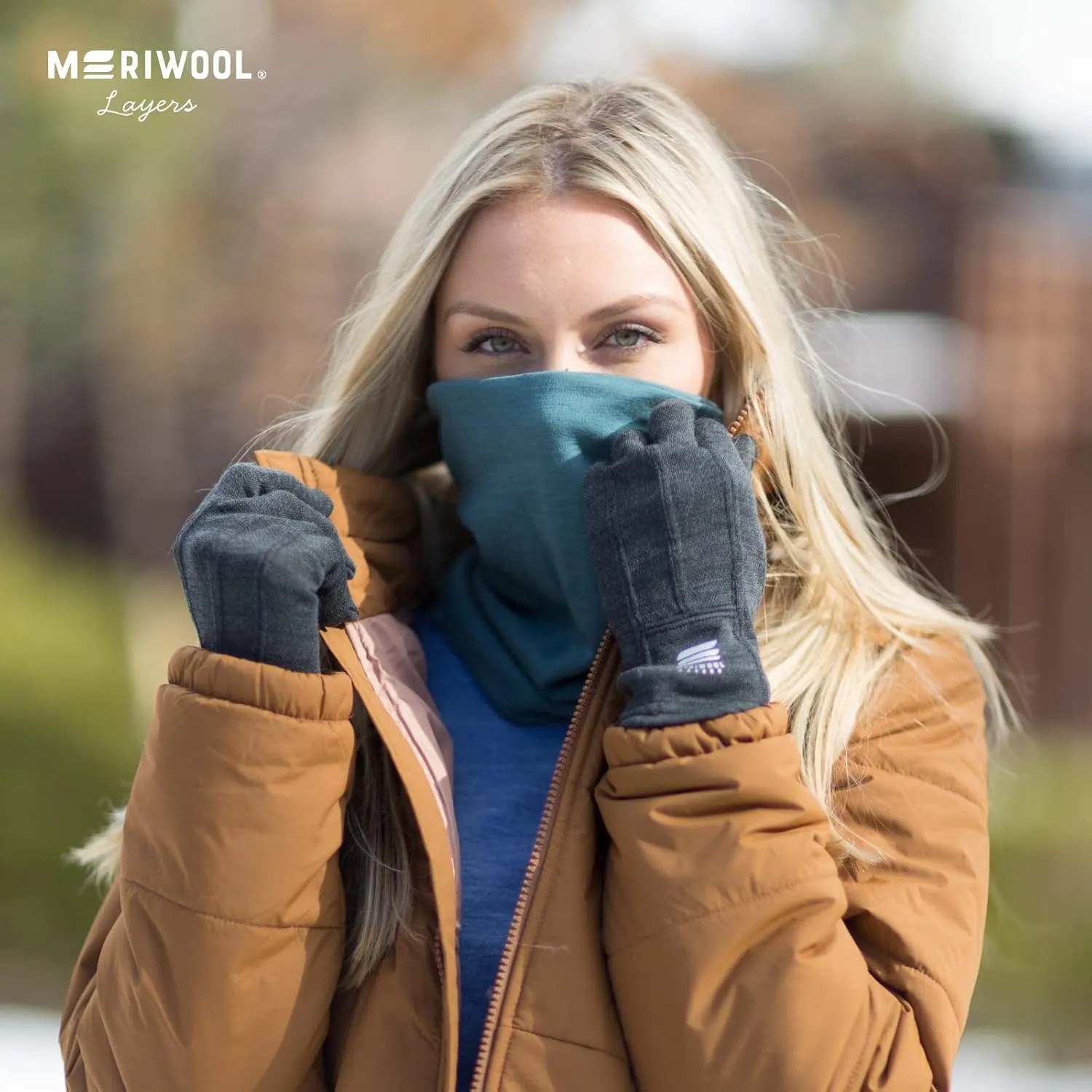 MERIWOOL Merino Wool Glove Liners - Touchscreen Compatible