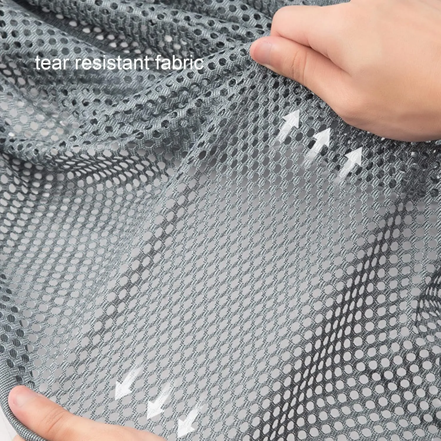 Mesh Hammock, Portable Camping Mesh Hammock, Breathable Lightweight Ice Silk Double & Single Nylon Hammocks, for Outdoor Adventures Camping (290 X180cm,Gray)