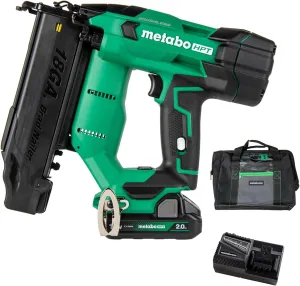 Metabo HPT 18V MultiVolt Brushless Compact Cordless Brad Nailer Kit, 18 Gauge Cordless Nailer with 2.0Ah Lithium Ion Battery, Drives 5/8" to 2" Brad Nails, Lifetime Warranty NT1850DFT