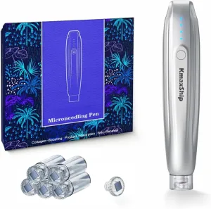 Microneedle Derma Roller Pen - Professional Microneeding 0.25 mm Derma Roller Beauty Pen - Microneedles Roller Pen for Women Men Tools