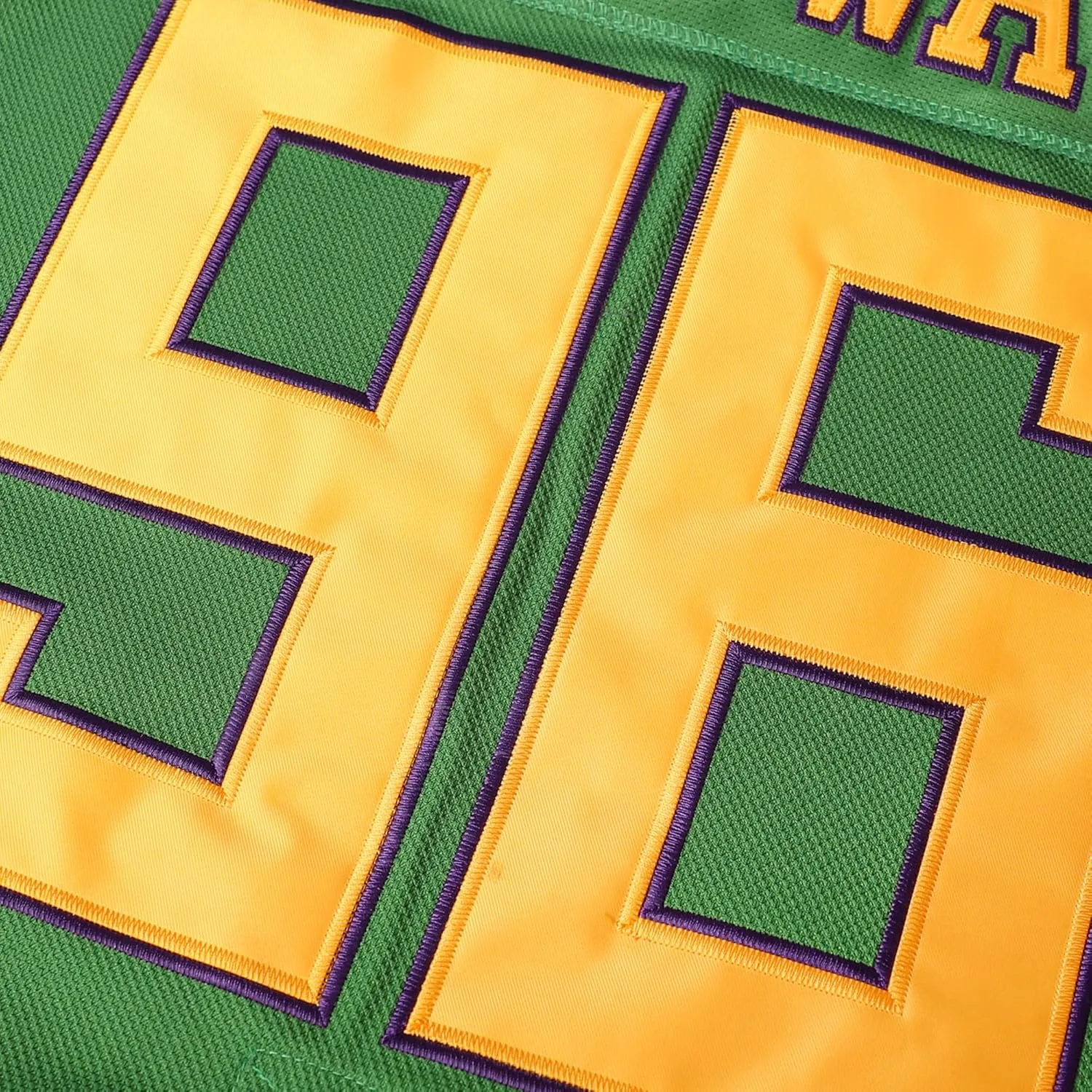 Mighty Ducks Jersey #96 Charlie Conway #99 Adam Banks #33 Greg Goldberg #66 Gordon Bombay Movie Hockey Jersey White Green