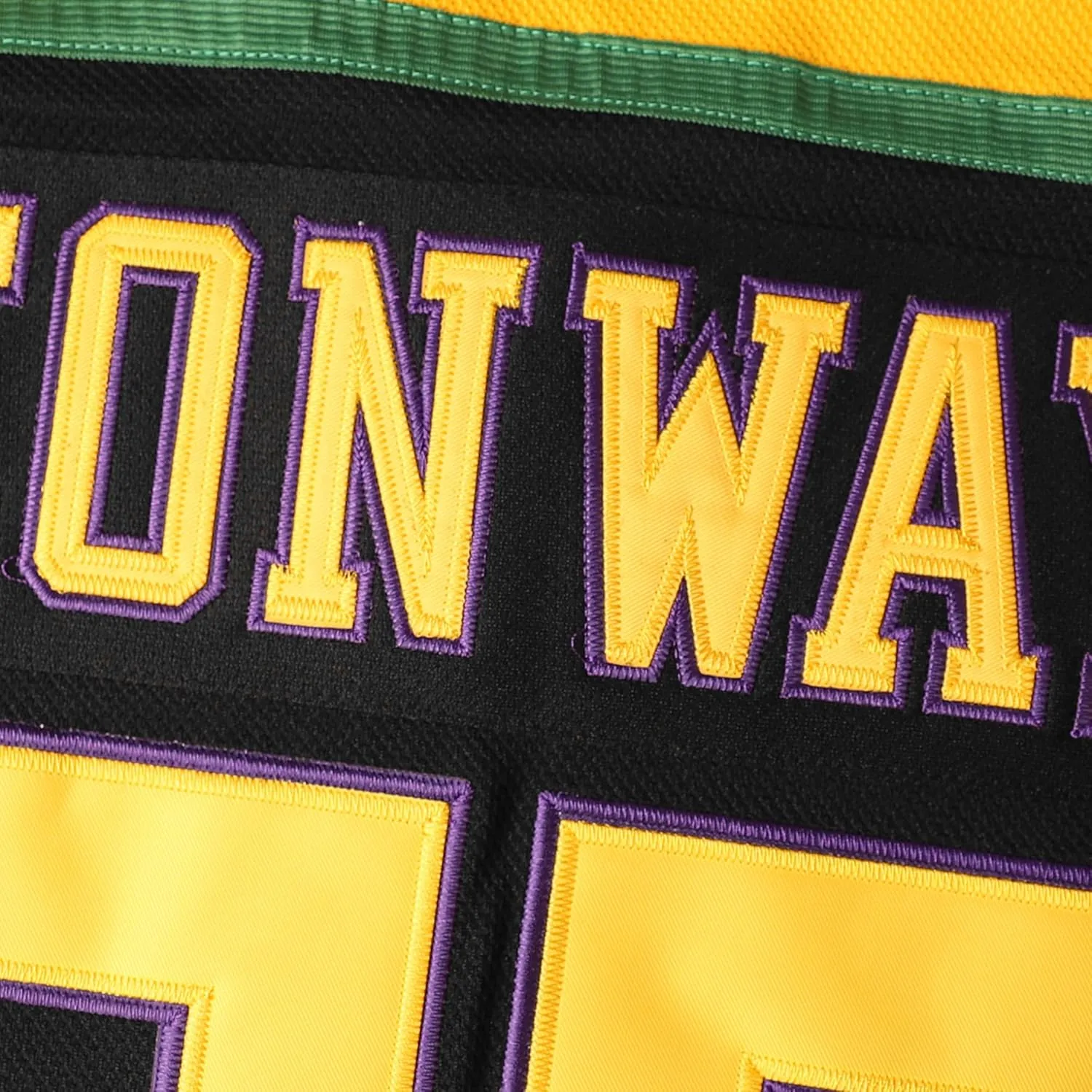 Mighty Ducks Jersey #96 Charlie Conway #99 Adam Banks #33 Greg Goldberg #66 Gordon Bombay Movie Hockey Jersey White Green