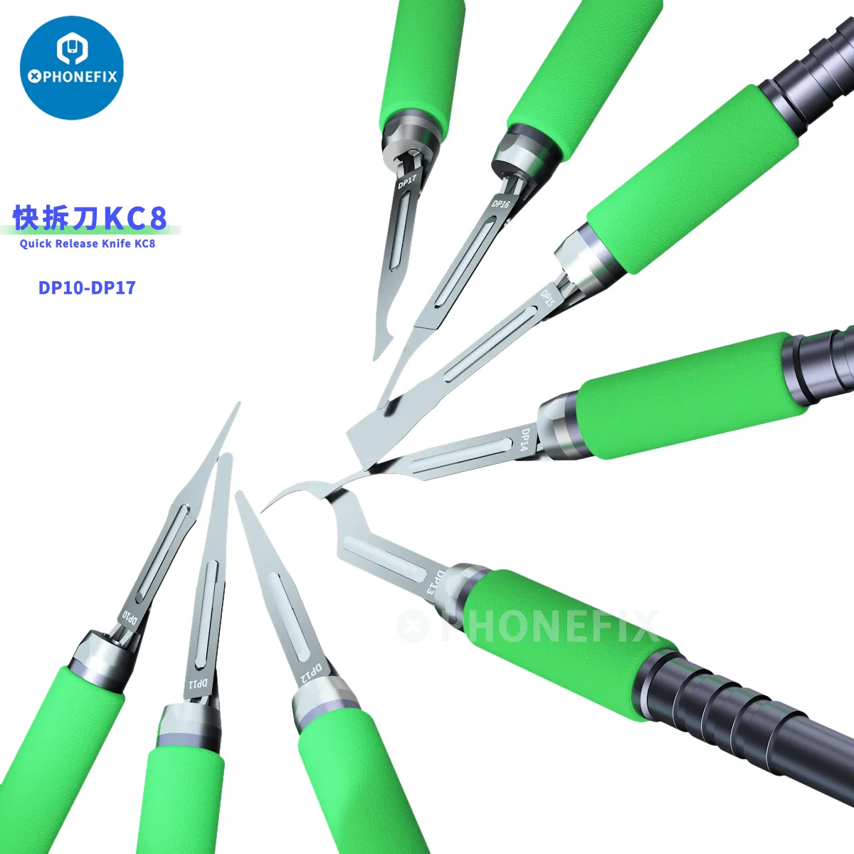 Mijing KC8 Quicky Glue Removal Blade Set CPU Disassemble Knife