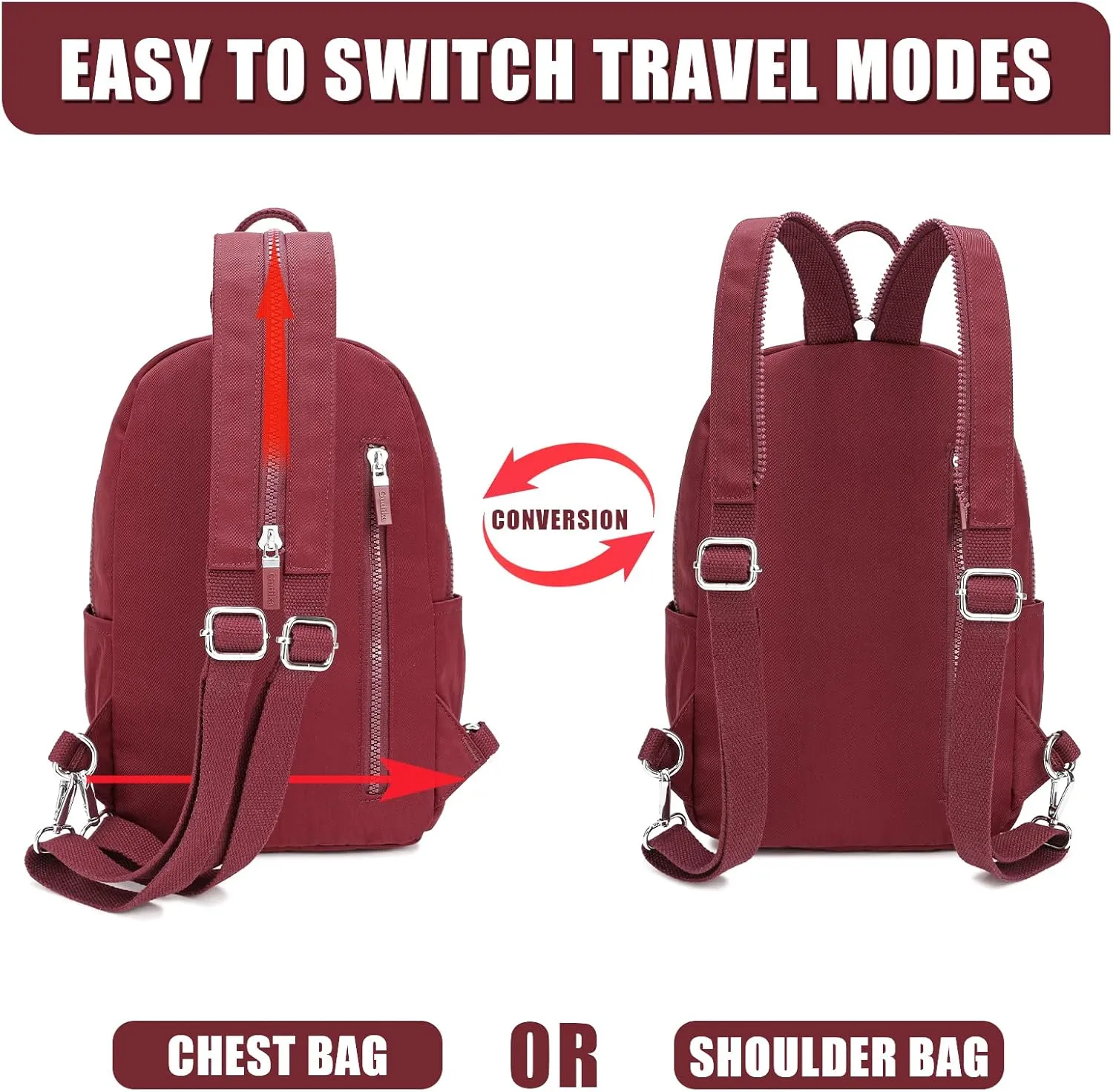 Mini Waterproof Backpack Purse for Women and Men,Small Travel Daypack