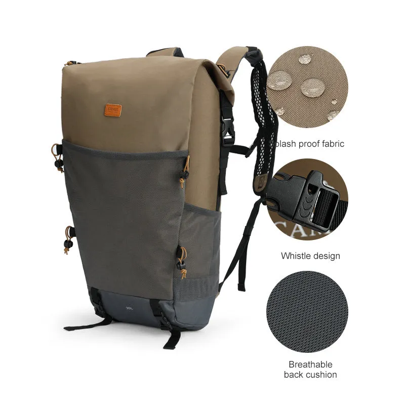 Mocha 30L Waterproof Hiking Backpack for Camping and Outdoor Adventures