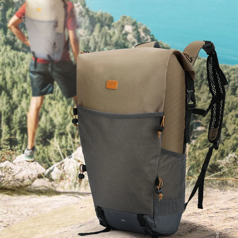 Mocha 30L Waterproof Hiking Backpack for Camping and Outdoor Adventures