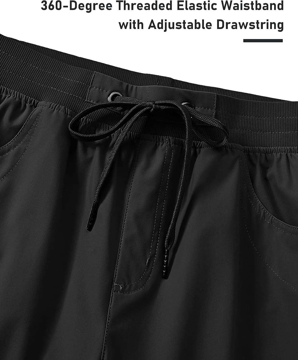 MoFiz Capri Pants for Women Lightweight Ice Cool Capris for Women Casual Summer Trip Loose Shorts with Zipper Pockets