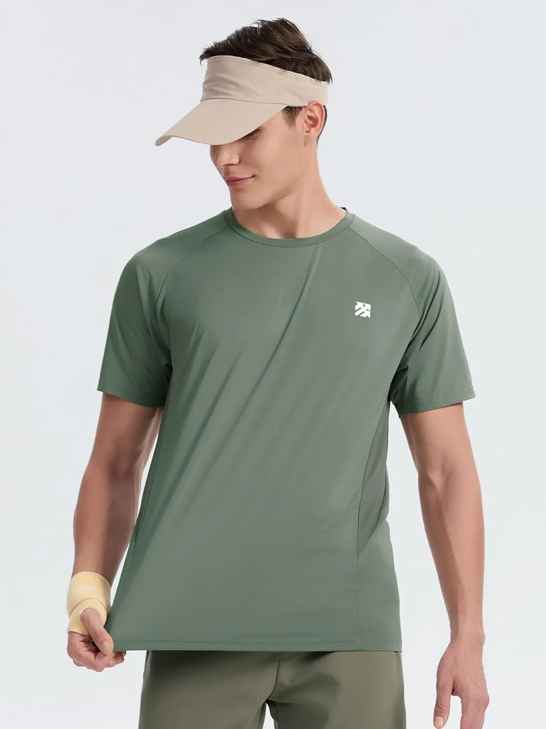 Moisture Wicking Quick Dry Soft Pickleball Workout Hiking Camping Running Shirts for Men Outdoor Sports