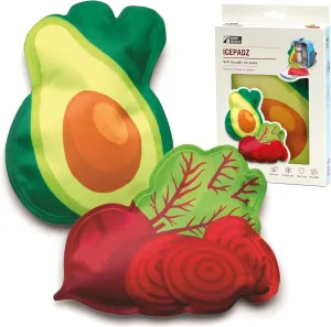 Monkey Business Icepadz Soft Ice Pack Set, Reusable Ice Packs for Baby Bottles and Breast Milk, Slim Ice Pack for Cooler and Lunch Box