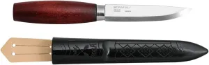 Morakniv 13604 Classic No. 2 4.13" Blade Red Stain Bird Handle Fixed Knife