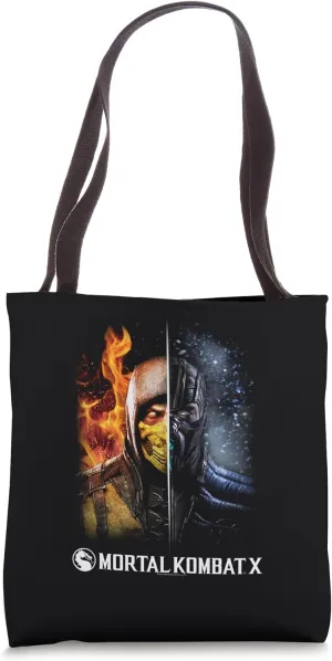 Mortal Kombat X Fire and Ice Tote Bag