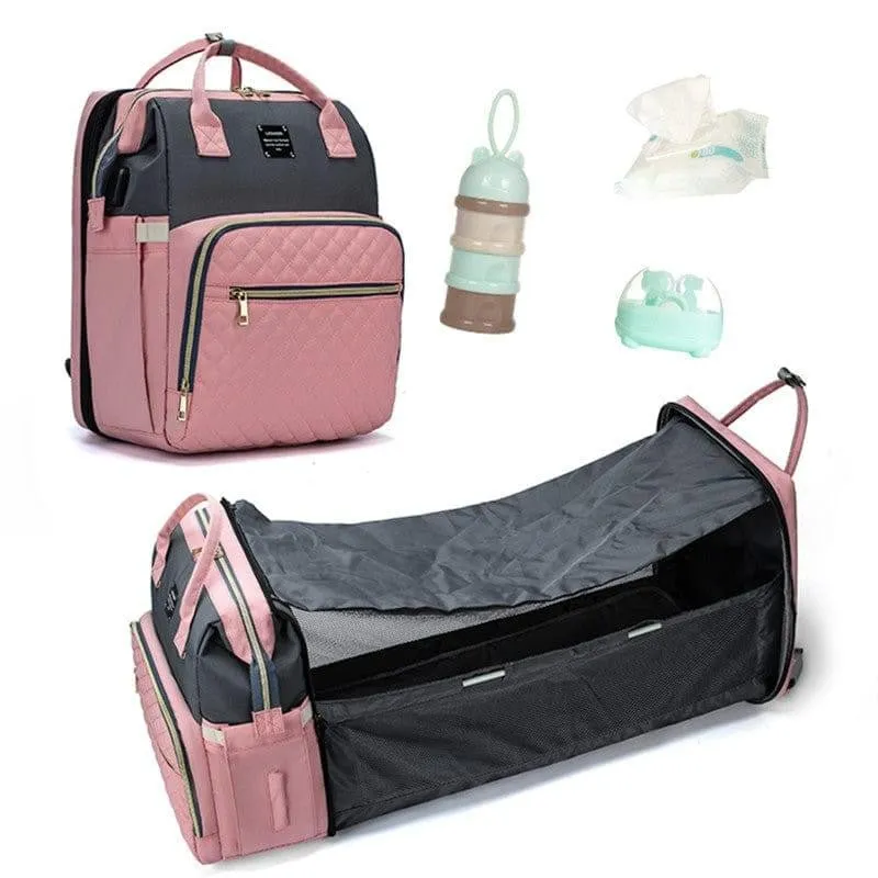 Mother And Baby Double Shoulder Diaper Backpack