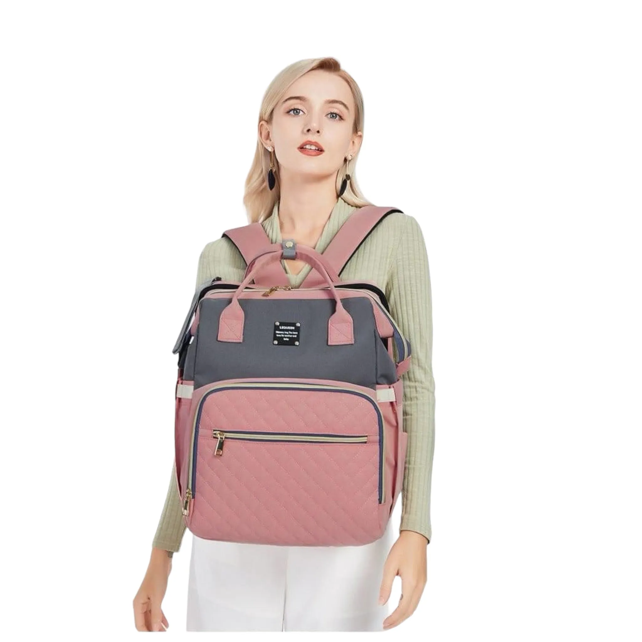 Mother And Baby Double Shoulder Diaper Backpack