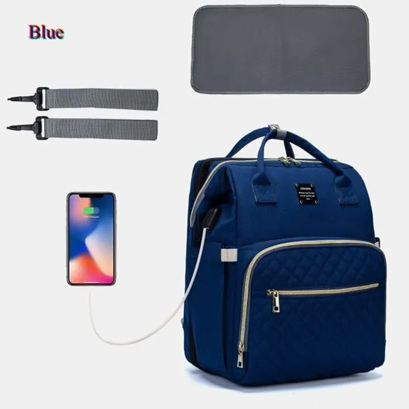 Mother And Baby Double Shoulder Diaper Backpack