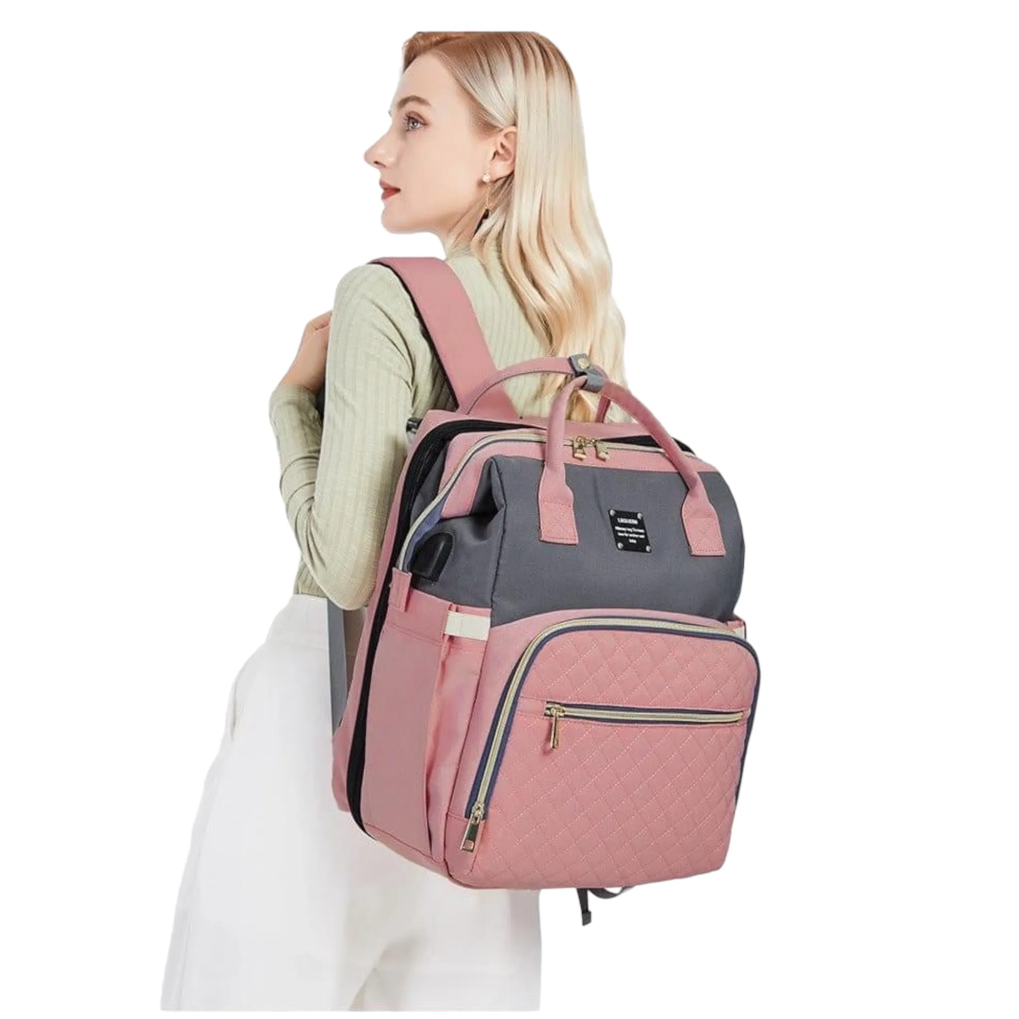 Mother And Baby Double Shoulder Diaper Backpack