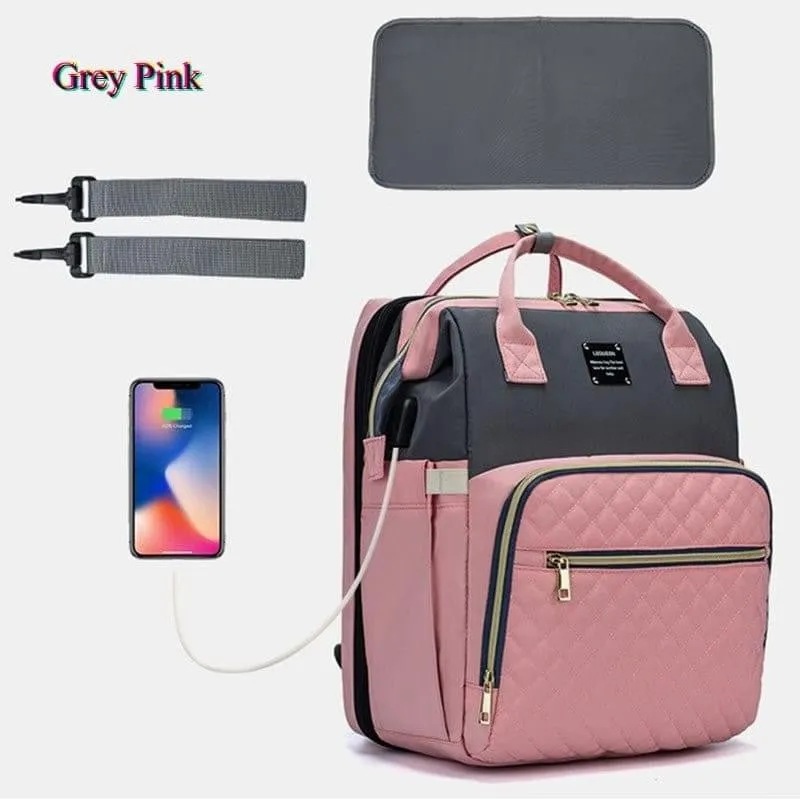 Mother And Baby Double Shoulder Diaper Backpack