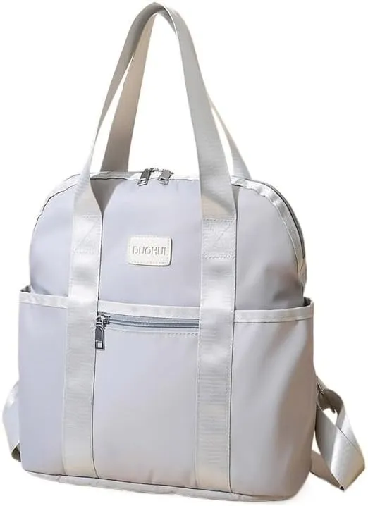 Mother And Baby Mommy Bag Waterproof Cloth Bag Fashionable Mother Out Walking Baby Bag Solid Color Waterproof(Blue)