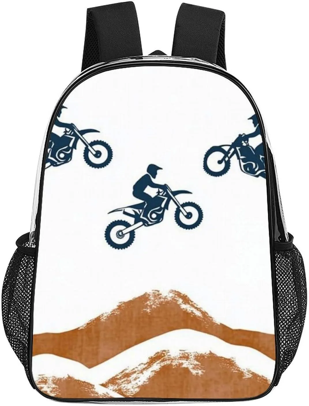 Motocross Dirt Bike Backpack Lightweight Anti-Theft Multipurpose Shoulder Bag Large Capacity Travel Hiking Backpack Transparent Bag