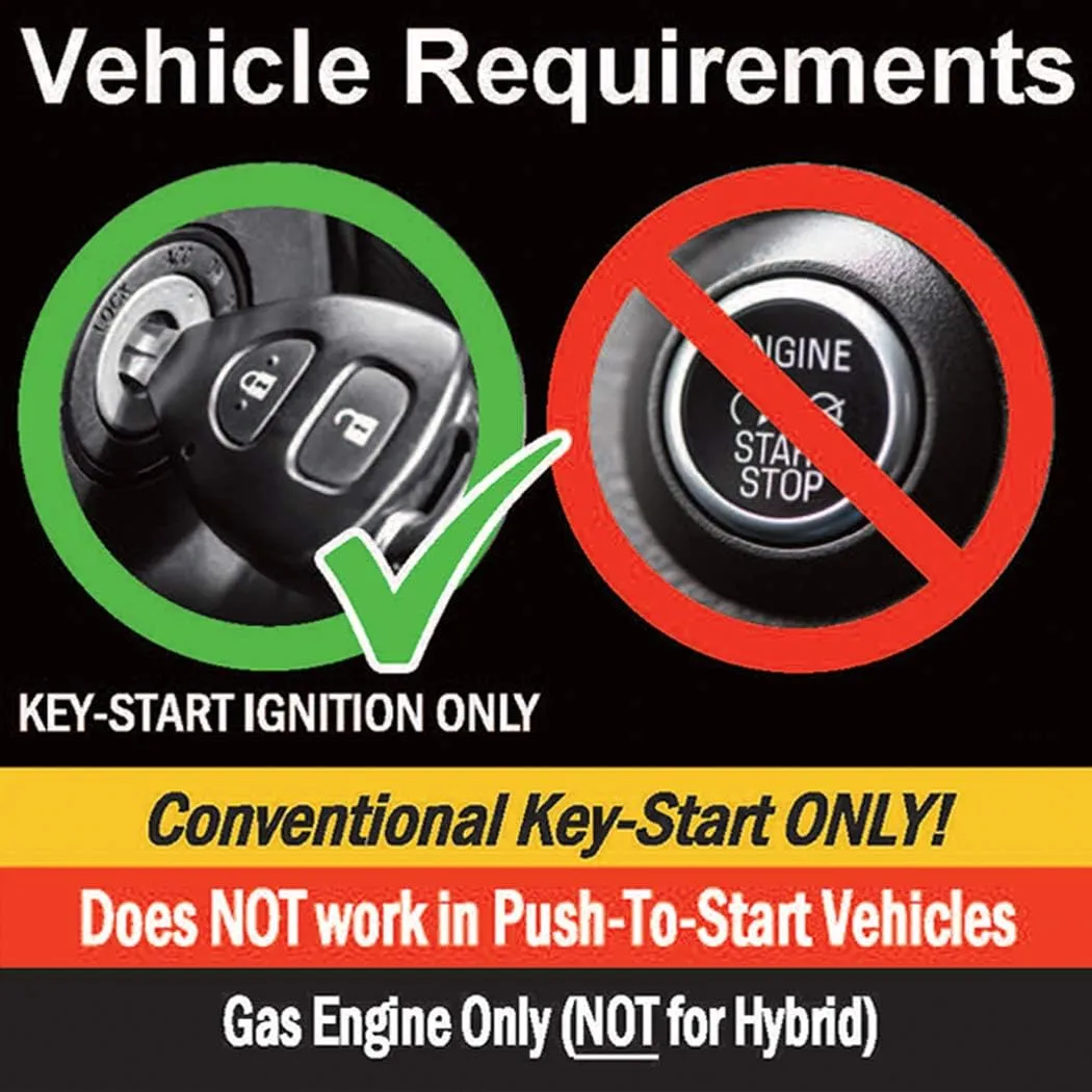 MPC Remote Starter Compatible with 2010-2017 Chevrolet Equinox |Gas| |Key to Start| with T-Harness - FlashLink Updater - (2) Extended Range 4-Button 2-Way Remotes - Up to 1,000 ft Range