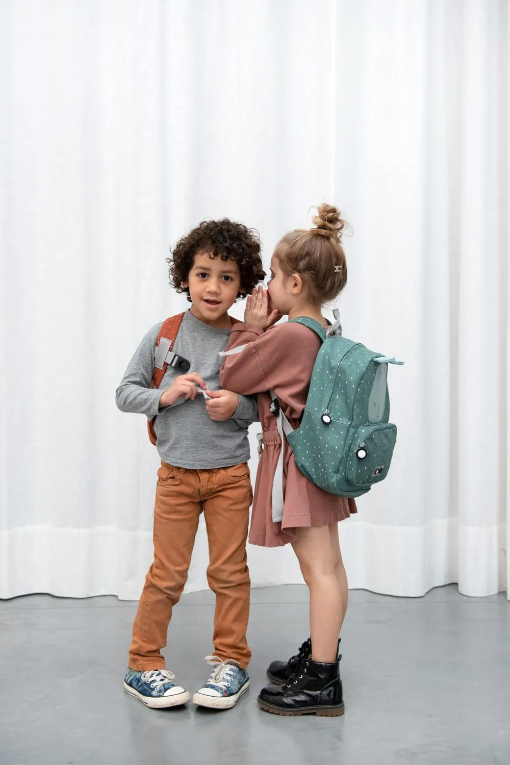 Mr. Hippo Backpack by Trixie - Blue - Waterproof - Age 2  - 23 x 31 x 10 cm