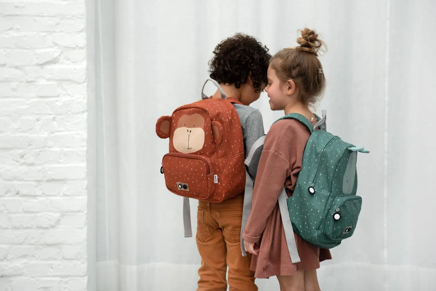 Mr. Hippo Backpack by Trixie - Blue - Waterproof - Age 2  - 23 x 31 x 10 cm