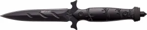 MTech USA MT2053BK 8.75" Fixed Blade, Black Blade , Dark Grey Handle, INC Sheath