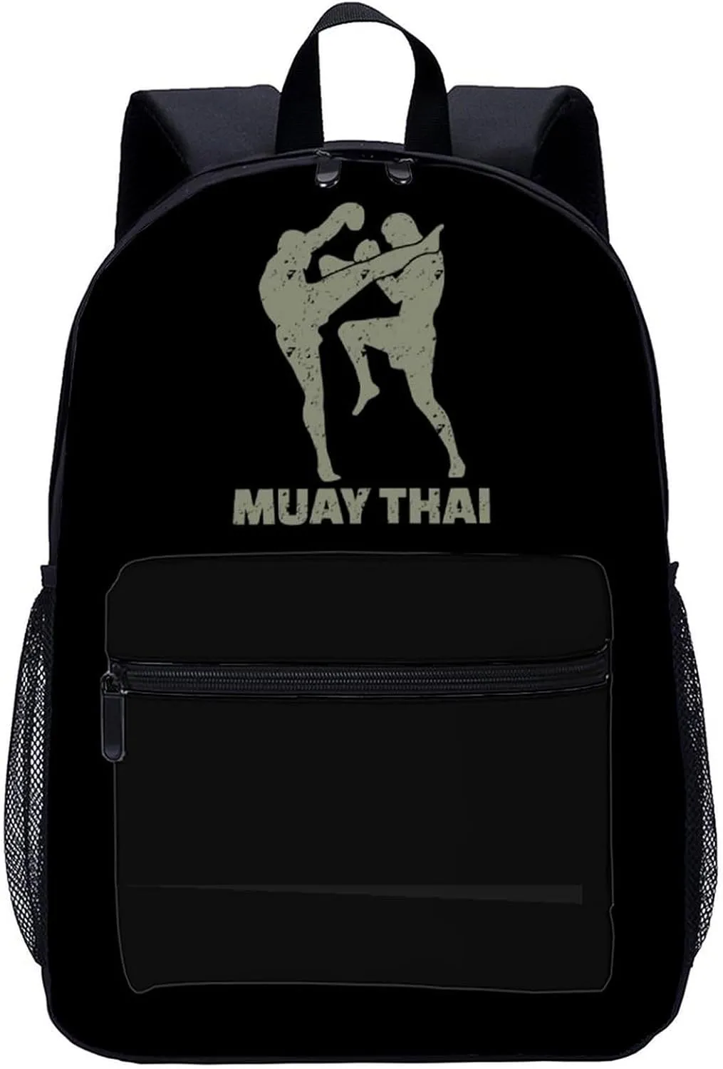 Muay Thai Laptop Backpack for Men Women 17 Inch Travel Daypack Lightweight Shoulder Bag