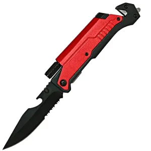 Multi-Knife 6-in-1 Survival Knife | Flashlight | Firestarter | Glass Breaker