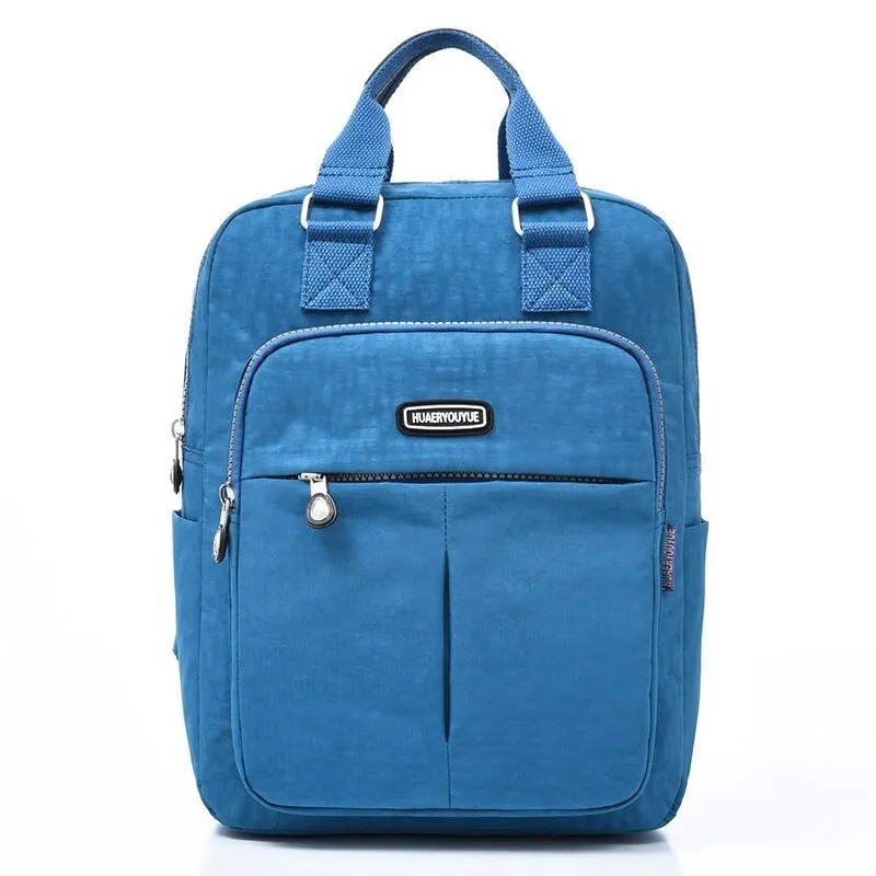 Multifunction Nylon Anti Theft Waterproof Women's Backpack