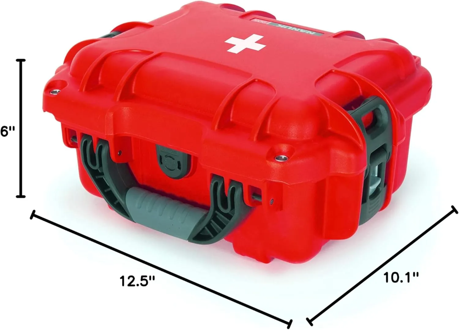 Nanuk 905 Waterproof First Aid Prepper Survival Gear Dust and Impact Resistant Case - Empty - Red, 905-FSA9