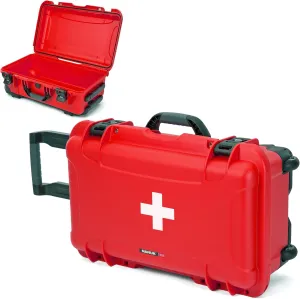 Nanuk 935 Waterproof First Aid Prepper Survival Gear Dust and Impact Resistant Case - Empty - Red, 935-FSA9