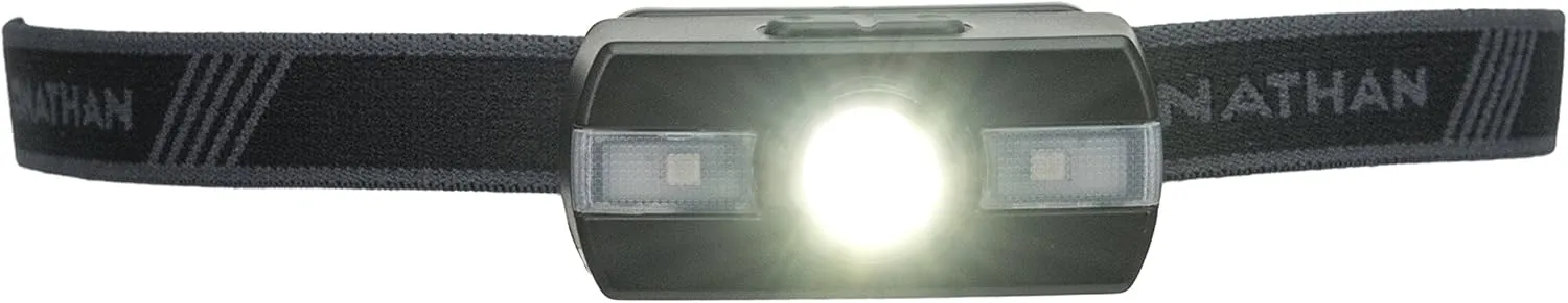 Nathan LED Headlamp for Running, Hiking, Biking, Camping, Hunting and more. Neutron Fire FlashLight