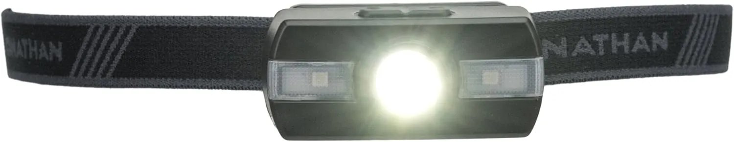 Nathan LED Headlamp for Running, Hiking, Biking, Camping, Hunting and more. Neutron Fire FlashLight
