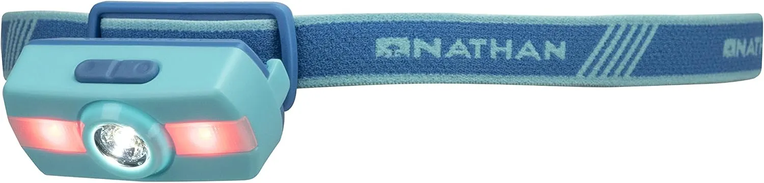 Nathan LED Headlamp for Running, Hiking, Biking, Camping, Hunting and more. Neutron Fire FlashLight