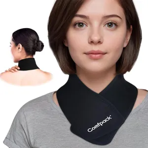 Neck Ice Pack Wrap, Cooling Cervical Ice Pack for Pain Relief, Flexible Cold Pack for Injuries, Sore Neck, Hot Weather, Surgery, Hot Flashes, Tonsillectomy, Thyroidectomy