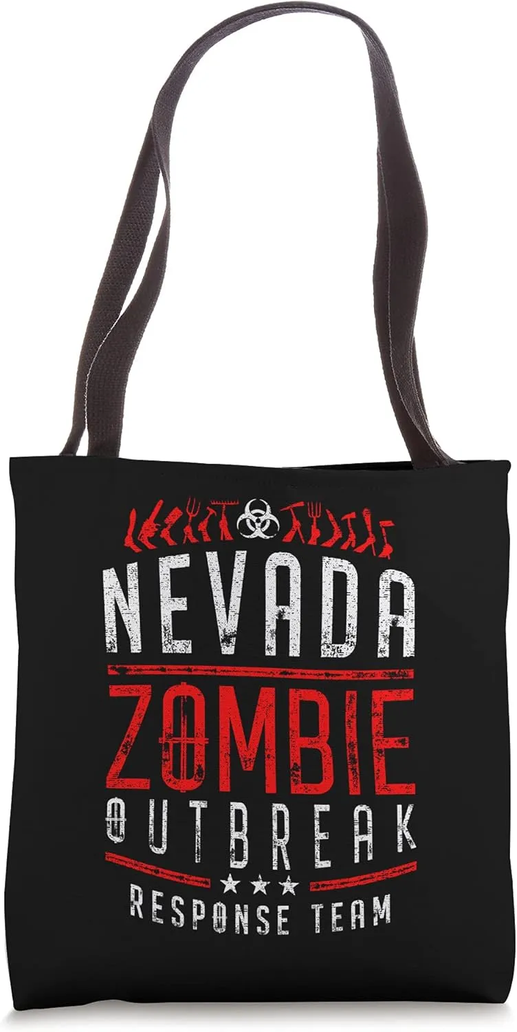 Nevada Zombie Outbreak Response Team Halloween Tote Bag