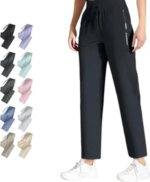New Upgrade Comfy Fit Stretch Active Pants - Women's Ultra Stretch Ice Silk Comfort Casual Pants