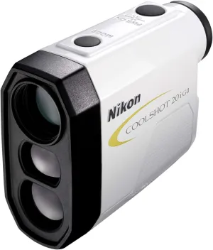 Nikon COOLSHOT 20i GII Golf Rangefinder | Rainproof laser rangefinder with slope, bright 6x monocular | Official Nikon USA Model