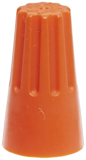 NSI WC-O-SJ Easy-Twist Twist-On Wire Connector, Standard Type, 22-14 AWG Wire Range, 600V, Orange, Pounds, Pack of of 300