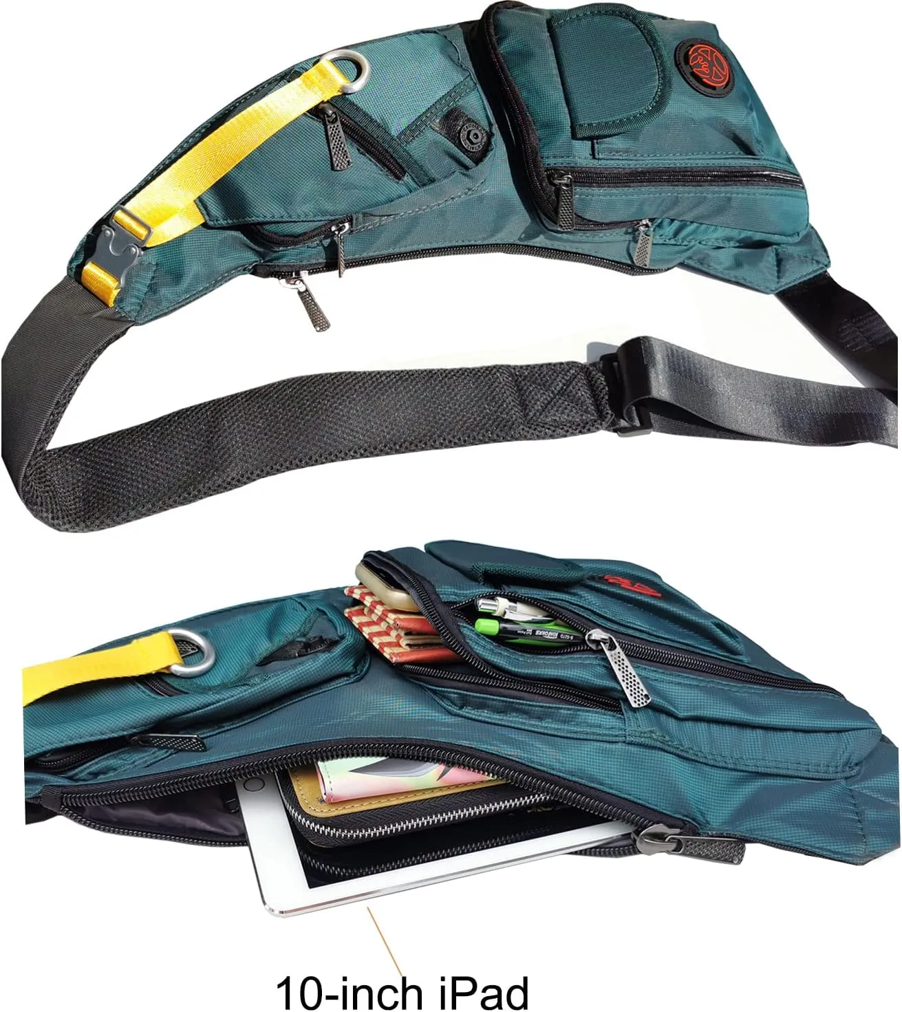 Nylon Sling Chest Bag Daypack Bicycle Travel Gym Backpack