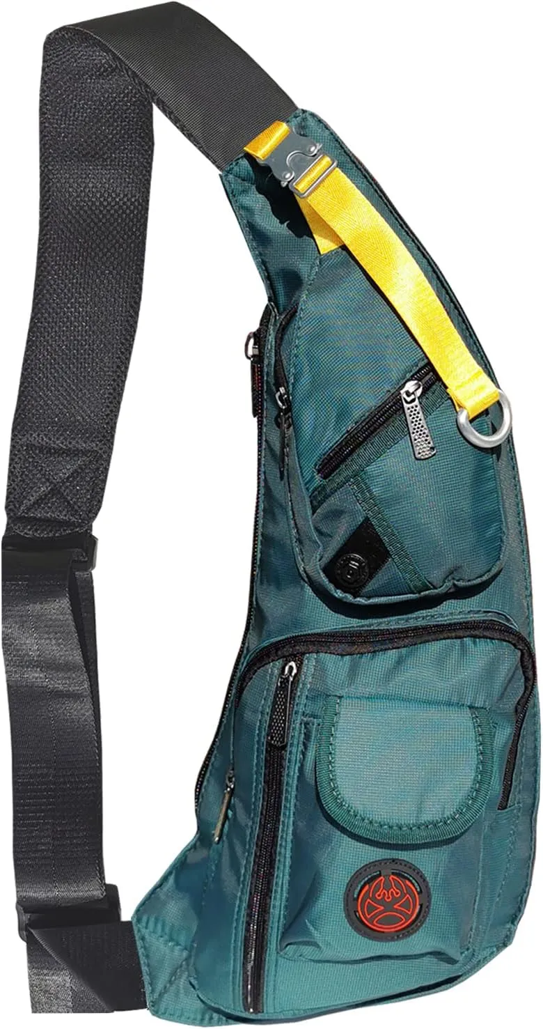 Nylon Sling Chest Bag Daypack Bicycle Travel Gym Backpack