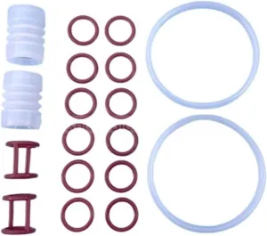 One Bag of 18 Gasket Combination Silicone Sealing Ring Accessories Compatible with BQL Soft Ice Cream Machine Parts Replacement