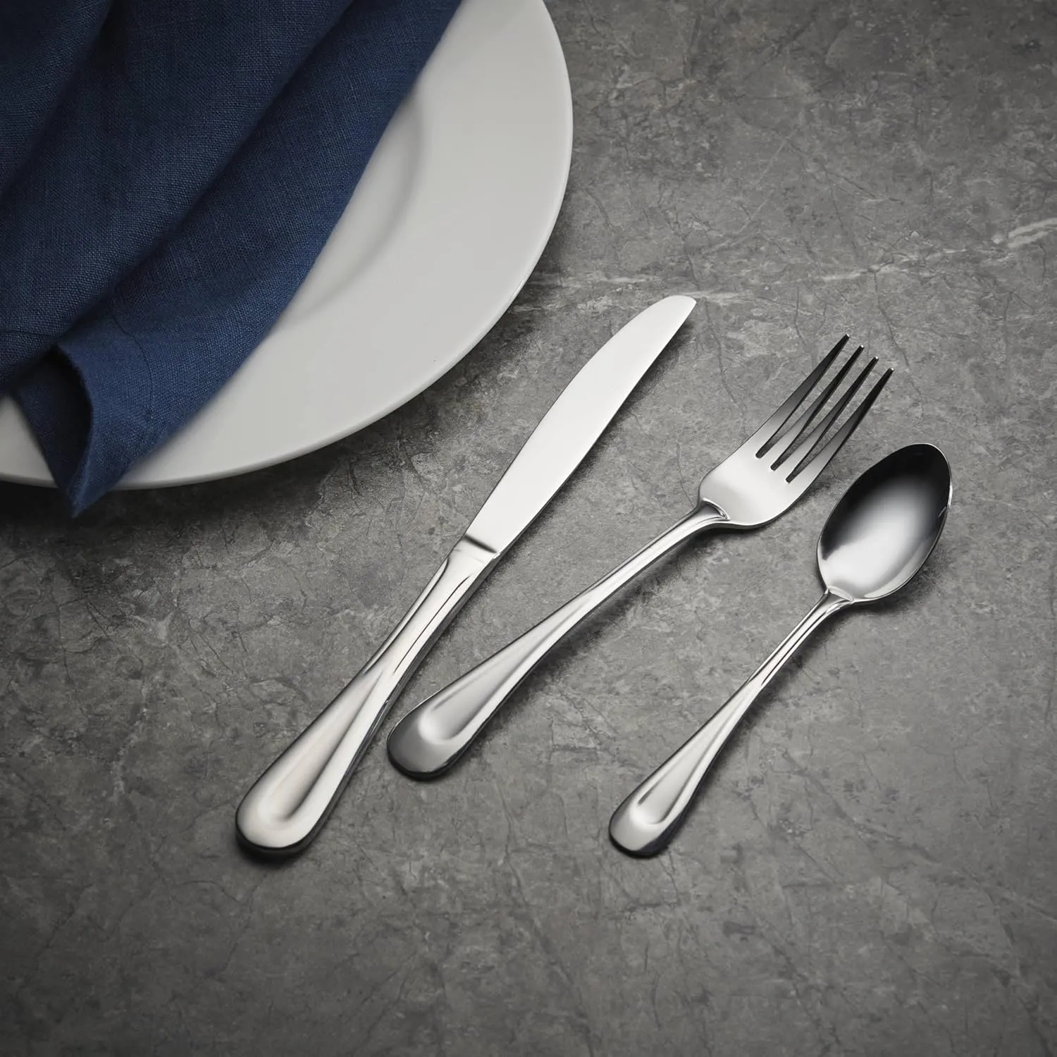 Oneida Satin Sand Dune Flatware, 45 Piece, Multi