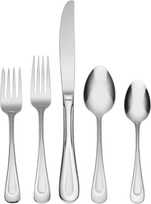 Oneida Satin Sand Dune Flatware, 45 Piece, Multi