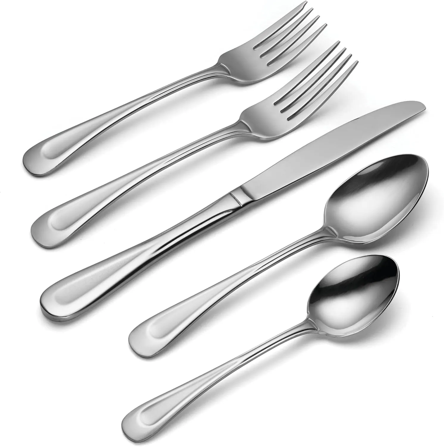 Oneida Satin Sand Dune Flatware, 45 Piece, Multi