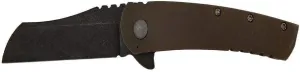 Ontario Knife OKC Carter Prime Titanium Flipper Knife, 8", Gray/Silver