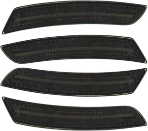 ORACLE Lighting 9900-020 Set of 2 Front and 2 Rear Tinted Lens LED Concept Sidemarkers Compatible with 2016 2024 Camaro - Easy Installation - Waterproof