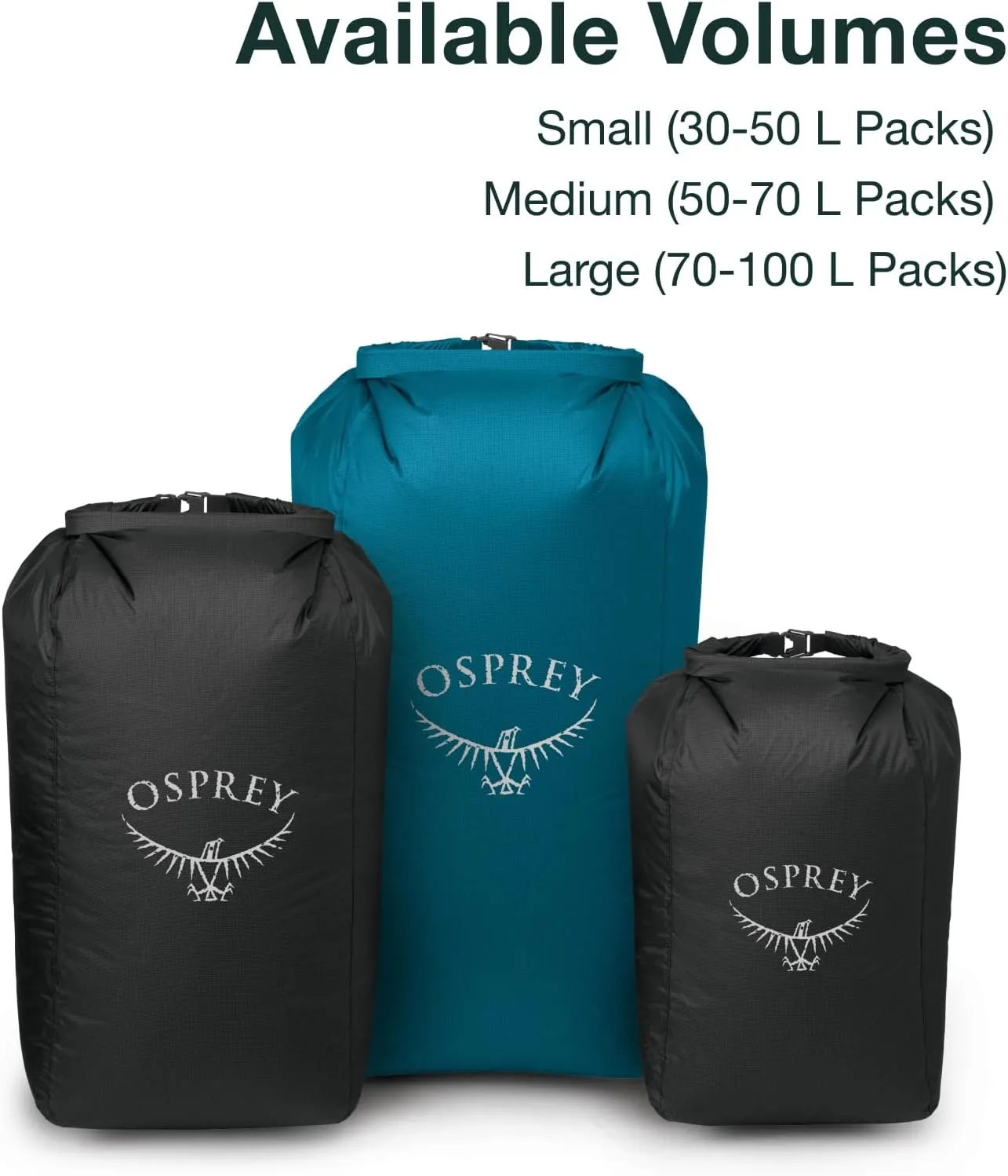 Osprey Ultralight Protective Backpack Liner, Black, Small